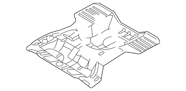 MR566669 Деталь REAR FLOOR PAN