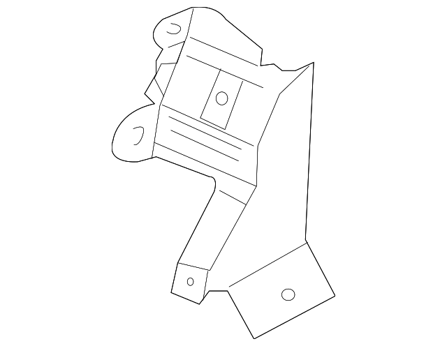 MR536897 Деталь RETAINING BRKT, LEFT