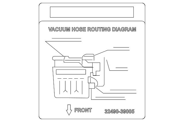32490-39005 VACUUM DIAGRAM