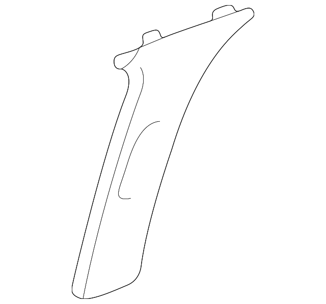 8D0867242JBQ1 UPPER TRIM PANEL, RIGHT