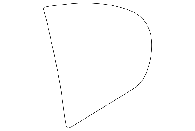 51-35-7-003-221 Деталь FIXED GLASS, LEFT