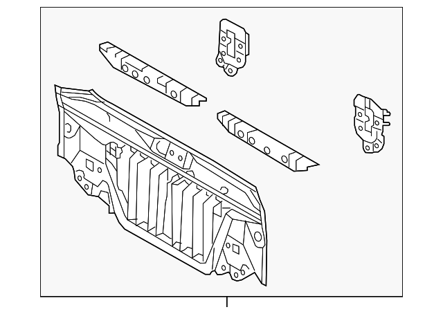 58307-33171 Деталь REAR BODY PANEL