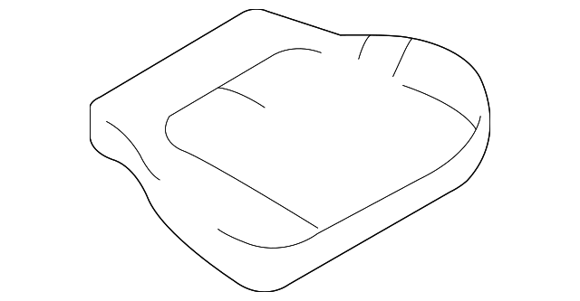 91174981 Деталь SEAT CUSHION PAD, LEFT