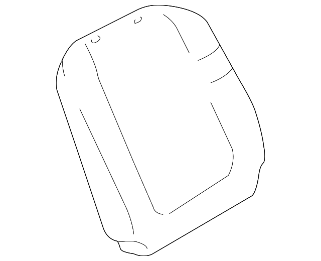 91176731 Деталь SEAT BACK PAD, RIGHT