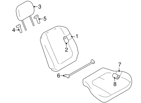 Tracker FRONT SEAT COMPONENTS