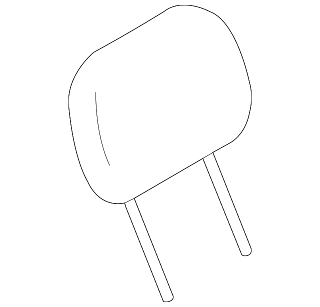 91175933 Деталь HEADREST, RIGHT