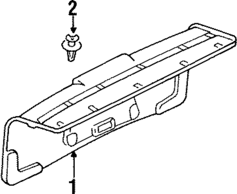 100 Quattro INTERIOR TRIM - TRUNK