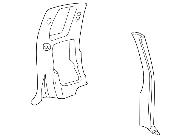 15023172 Деталь SIDE PANEL, RIGHT