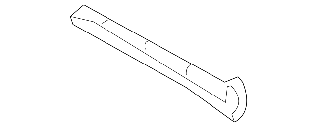 MR432901 Деталь BUMPER COVER RETAINER PLATE, LEFT