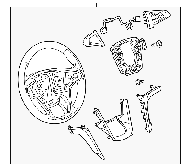 22940526 Деталь STEERING WHEEL