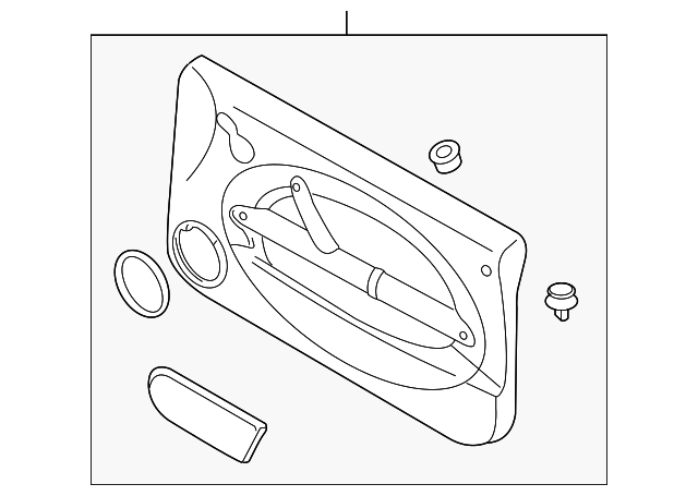 51-41-7-141-259 Деталь DOOR TRIM PANEL, LEFT