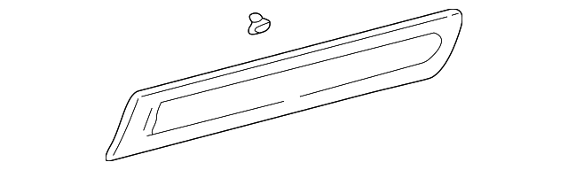 EC01-51-RD0B-44 Деталь BODY SIDE MLDG, LEFT