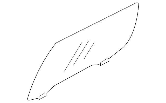 5736A254 Деталь DOOR GLASS, RIGHT