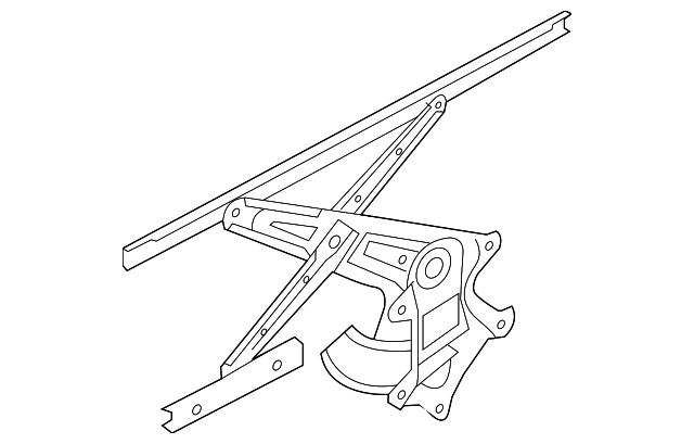 5743A177 Деталь WINDOW REGULATOR, LEFT