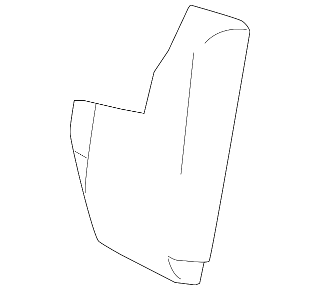 ZZCA-88-251-04 Деталь SEAT BACK COVER