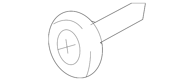 MS350017 Деталь LICENSE PANEL SCREW