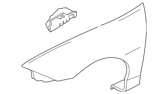 88955574 Деталь FENDER, LEFT