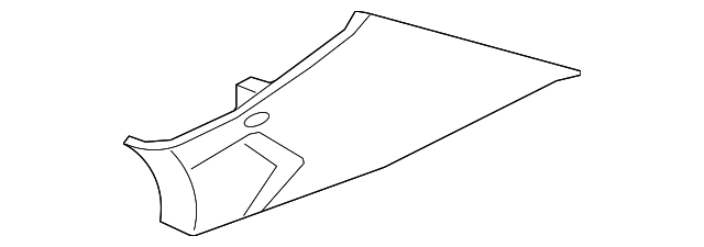 1KL83DX9AC Деталь UPPER QTR TRIM, LEFT