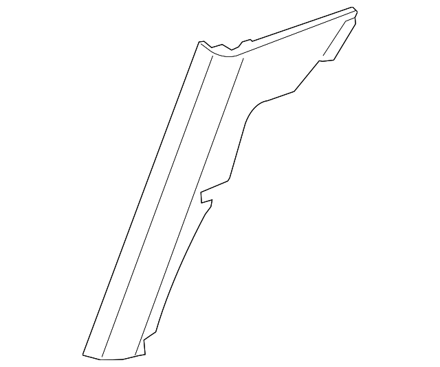1PM88DX9AD Деталь QTR PILLAR TRIM, RIGHT
