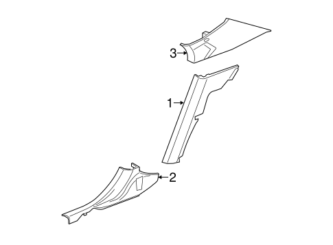 Charger INTERIOR TRIM - QUARTER PANELS