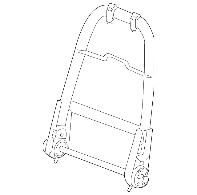 8580378J00 Деталь SEAT BACK FRAME, LEFT