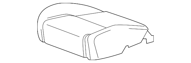 8568078J20 Деталь SEAT COVER, LEFT