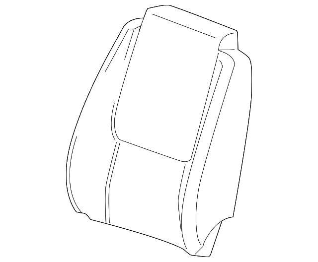 8588078J00 Деталь SEAT BACK COVER, LEFT