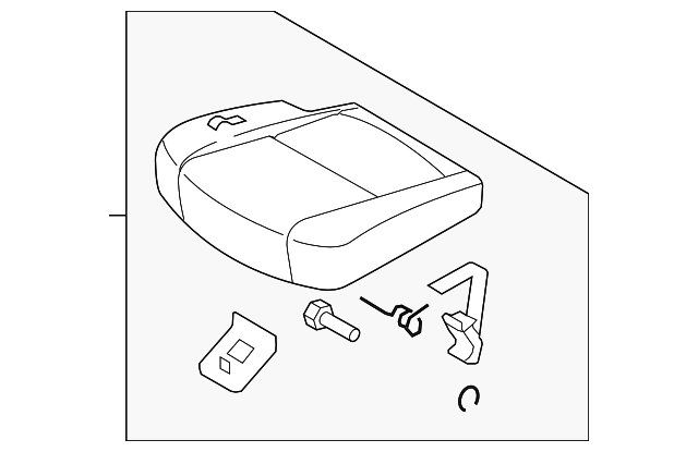CE49-88-260A-34 Деталь SEAT CUSHION, LEFT