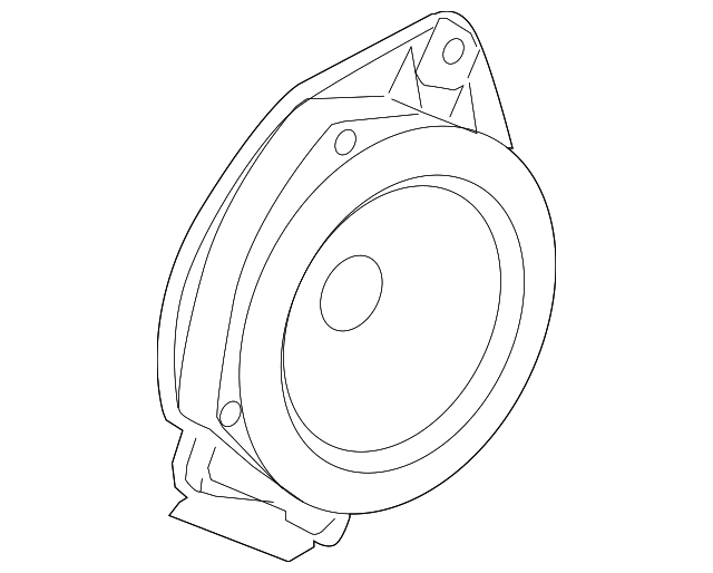 25775451 Деталь FRONT DR SPEAKER, LEFT