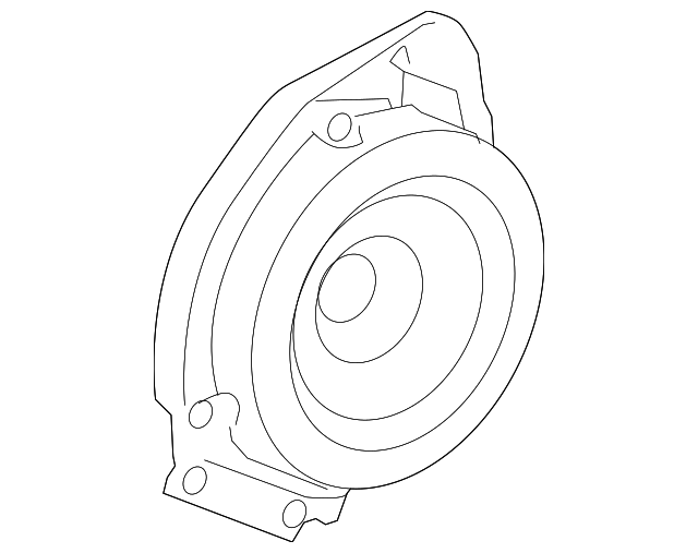 15086827 Деталь REAR DR SPEAKER, RIGHT