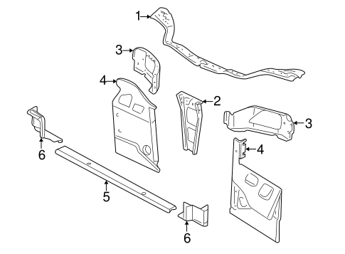 Neon RADIATOR SUPPORT