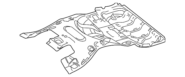 164-618-04-75 REAR FLOOR PAN