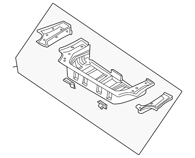 LCY253750 Деталь REAR FLOOR PAN