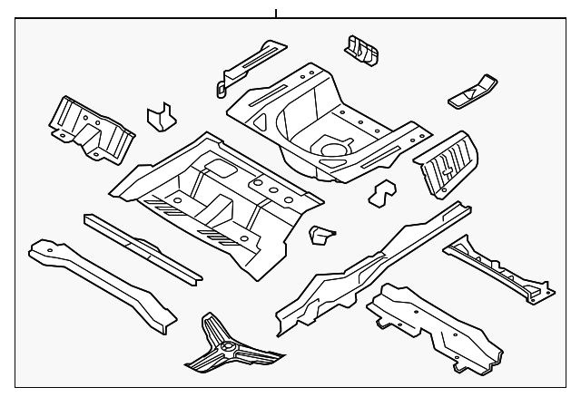 65500-2T021 Деталь FLOOR PAN ASSY
