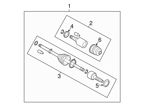 Impreza DRIVE AXLES