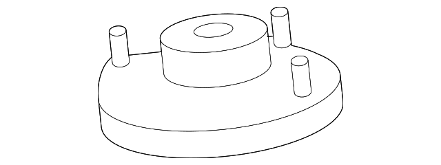 48609-60100 Деталь STRUT MOUNT, RIGHT