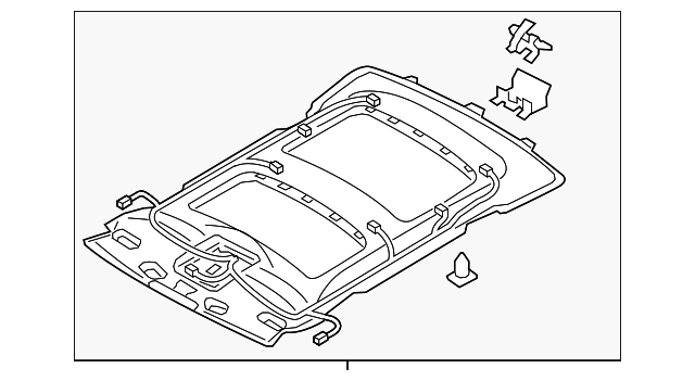 4H4-867-505-L-25M Деталь HEADLINER