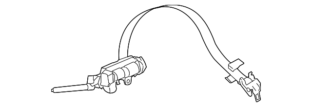 3D1-858-665-F-PNA Деталь LAP BELT, LEFT