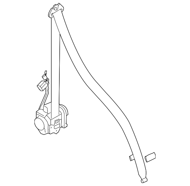 3D1-858-664-C-HCP Деталь SHOULDER BELT, RIGHT