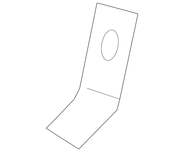 81772-A9100 UPPER BRACKET, LEFT