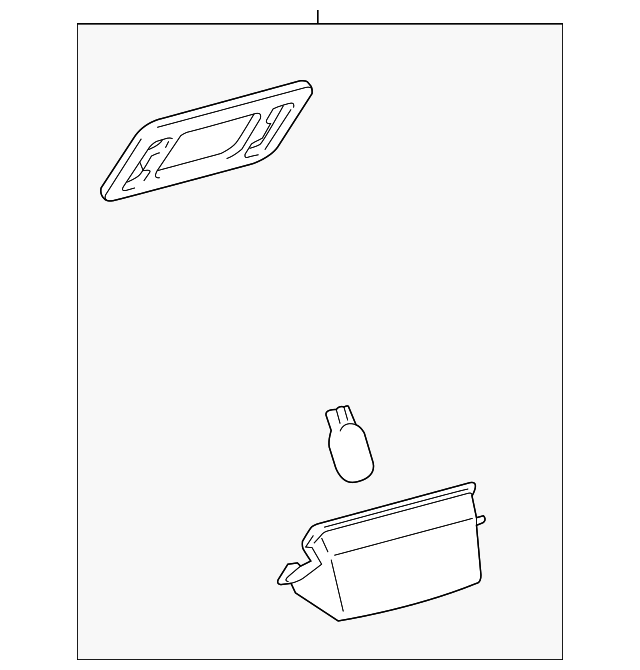 81270-06031 Деталь LICENSE LAMP, LEFT