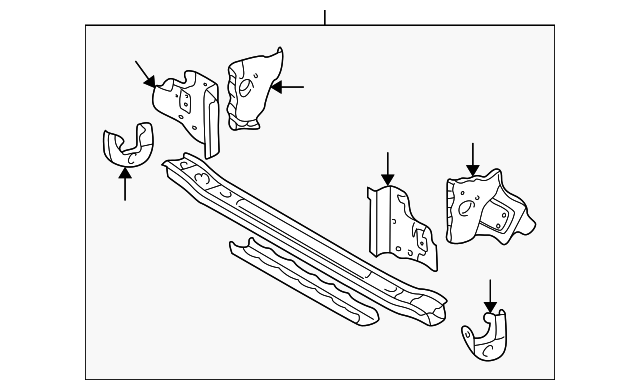 57104-02072 Деталь LOWER TIE BAR