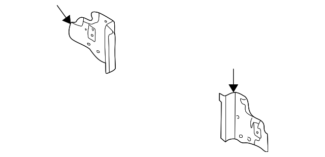 57167-02040 Деталь LOWER TIE BAR GUSSET, RIGHT