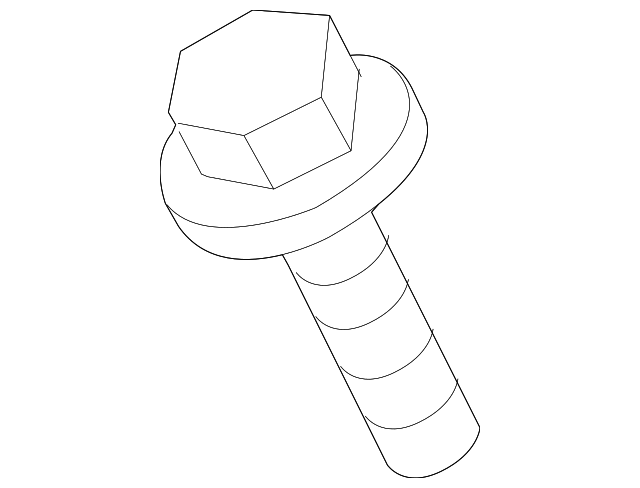 010006126 Деталь LICENSE BRACKET BOLT