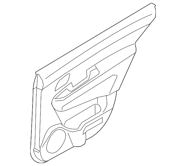 83350-1D0005W Деталь ARMREST COVER, LEFT