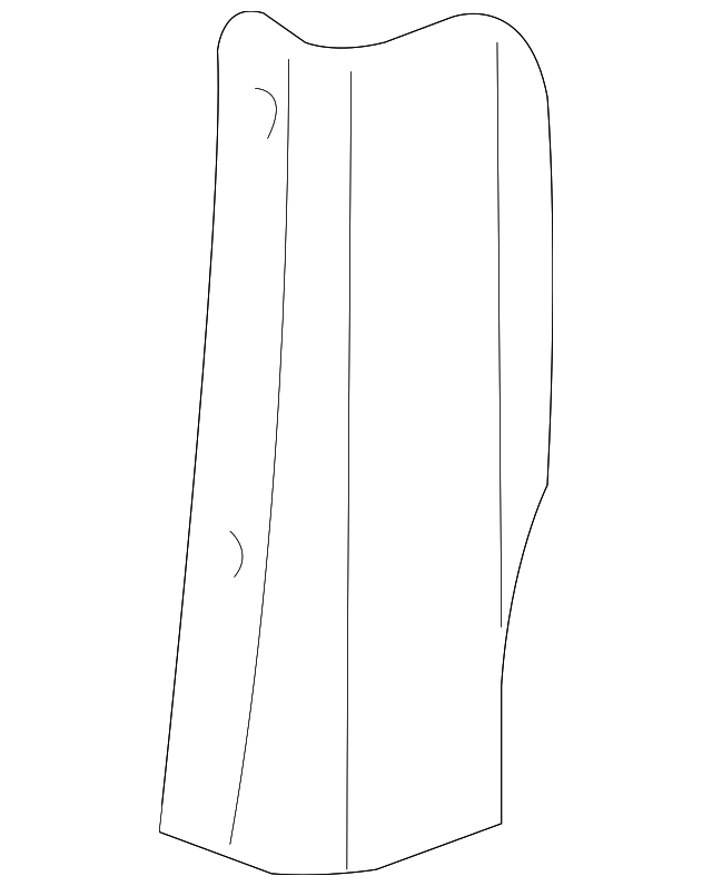 25827066 Деталь LOWER MOLDING, RIGHT