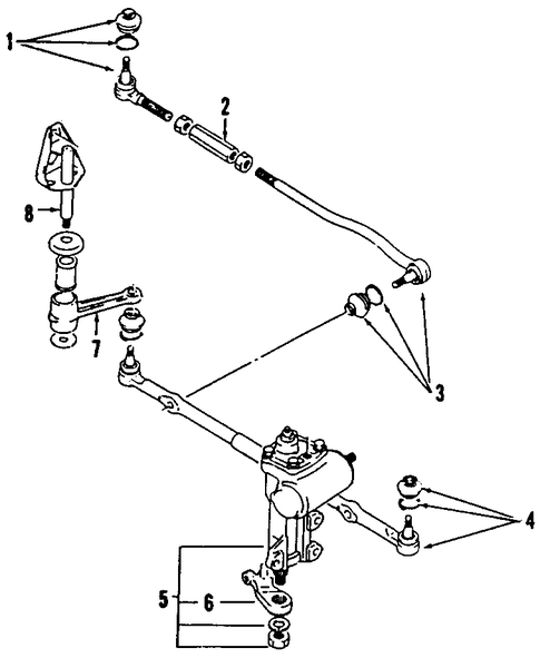 Tracker STEERING GEAR & LINKAGE 3