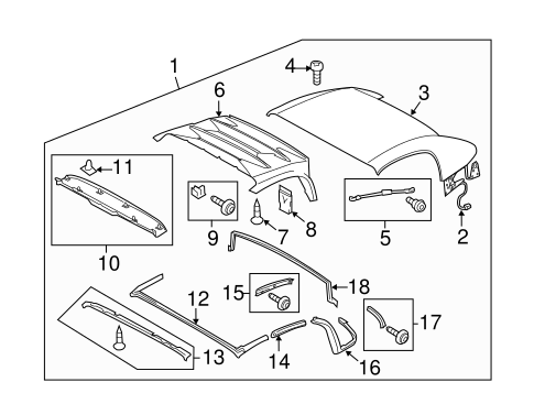 R8 COVER & COMPONENTS