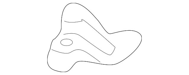 55374-50070 INSTRUMENT PANEL LOWER BRACKET, LEFT