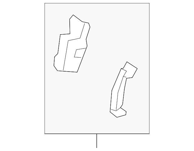 884563JA0A Деталь RECLINE COVER, LEFT